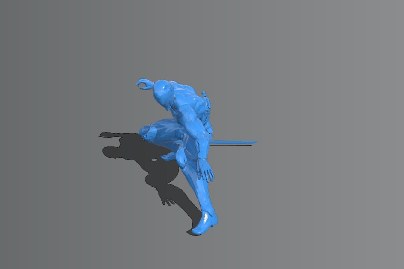 Gray fox on game