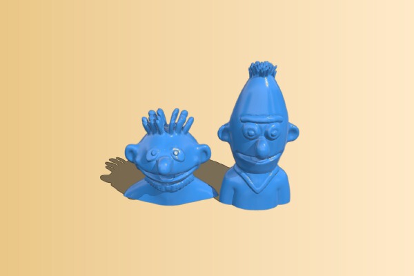 Bert and Ernie | 3d print model