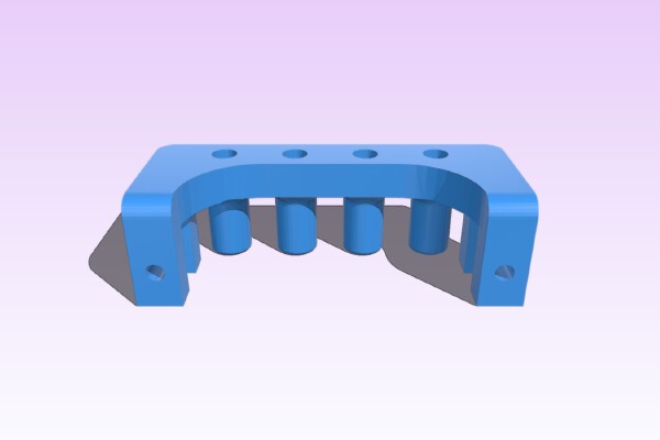 Dosing tube holder for reef tanks | 3d print model