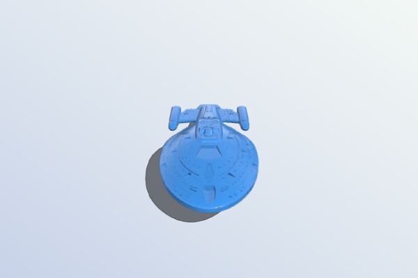 Star Trek - Voyager Intrepid Class Voyager | 3d print model