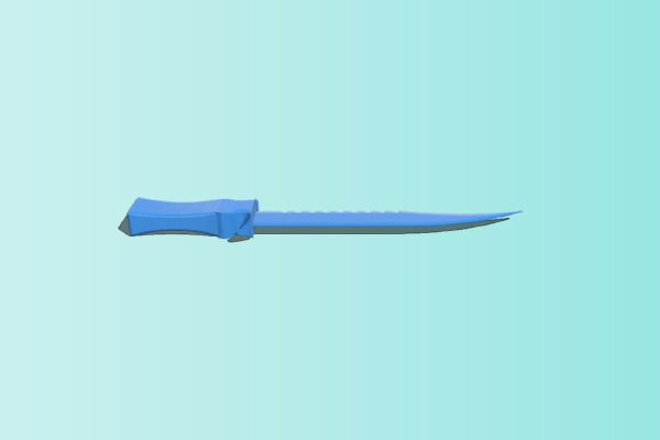 Couteau Rambo | 3d print model