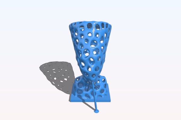 Voronoi Experiment No:10 Nefertiti | 3d print model