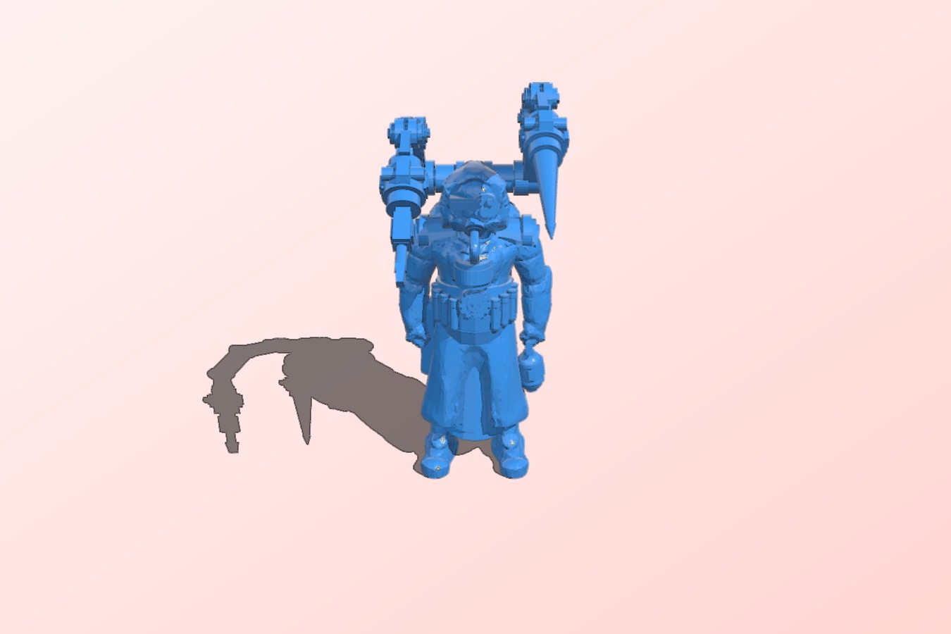 28mm Techno cultist with manipulators