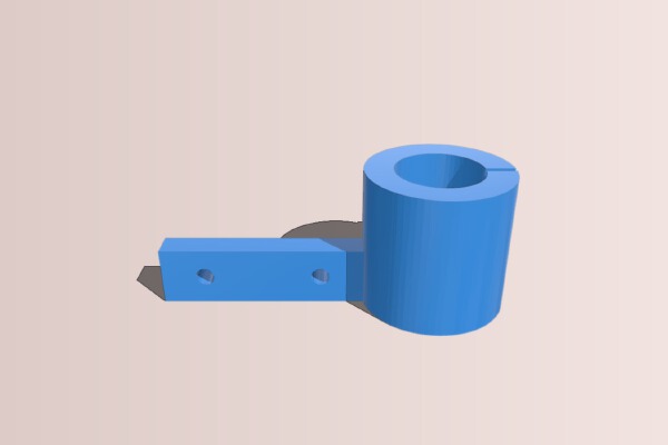 Adjustable holder for Z optical endstop | 3d print model