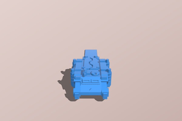 Rhino Epic 40K (6mm scale) Remix_rescale 82% | 3d print model