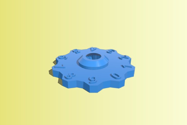 Creality CR-10S Bed Leveling Knob | 3d print model