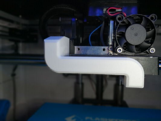 FlashForge Dreamer Right Extruder Cooling duct | 3d print model