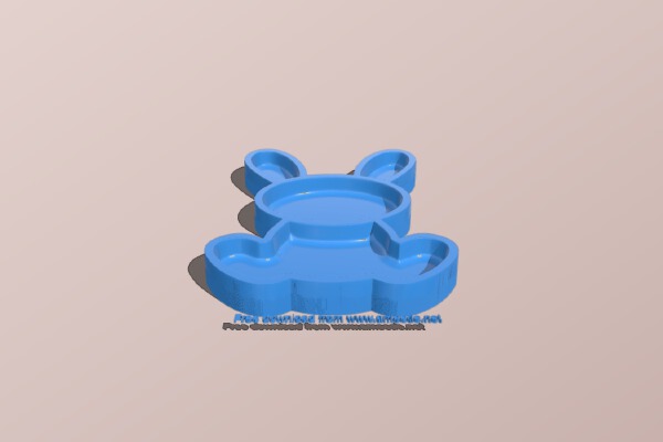 Tray – Bunny maid | 3d print model