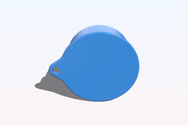 YALC - Yet another lens cap for GoPro Hero 3+ | 3d print model
