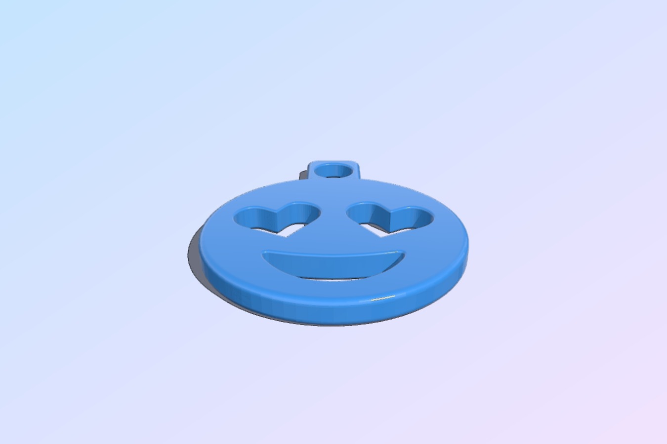Heart Eyes Emoji Keychain Addon