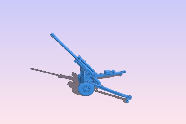 1-100 C3 Howitzer | 3d print model