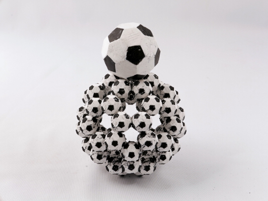 Fractal Bucky Balls (Truncated Icosahedron) | 3d print model