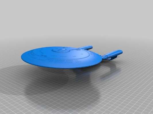 Star trek Enterprise NCC-1701-D 1:2000 | 3d print model