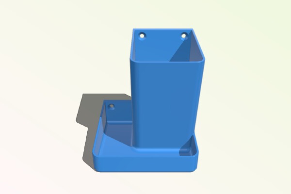 Pen-holder wall mount | 3d print model