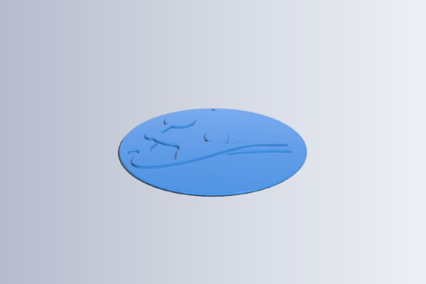 Waterpolo Keytag | 3d print model