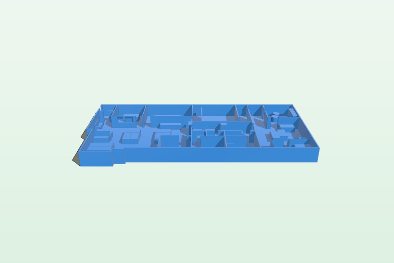 The Office floor plan - thicker floor