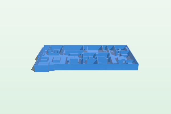 The Office floor plan - thicker floor | 3d print model