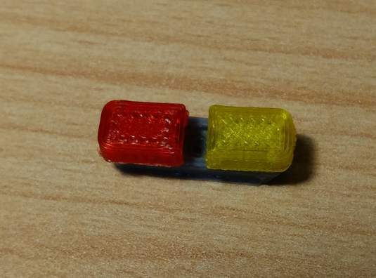 Rearlight cover splittet (Blinker + Rear light) for Openrc-Tractor