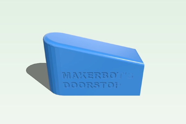 MakerBot's Doorstop | 3d print model