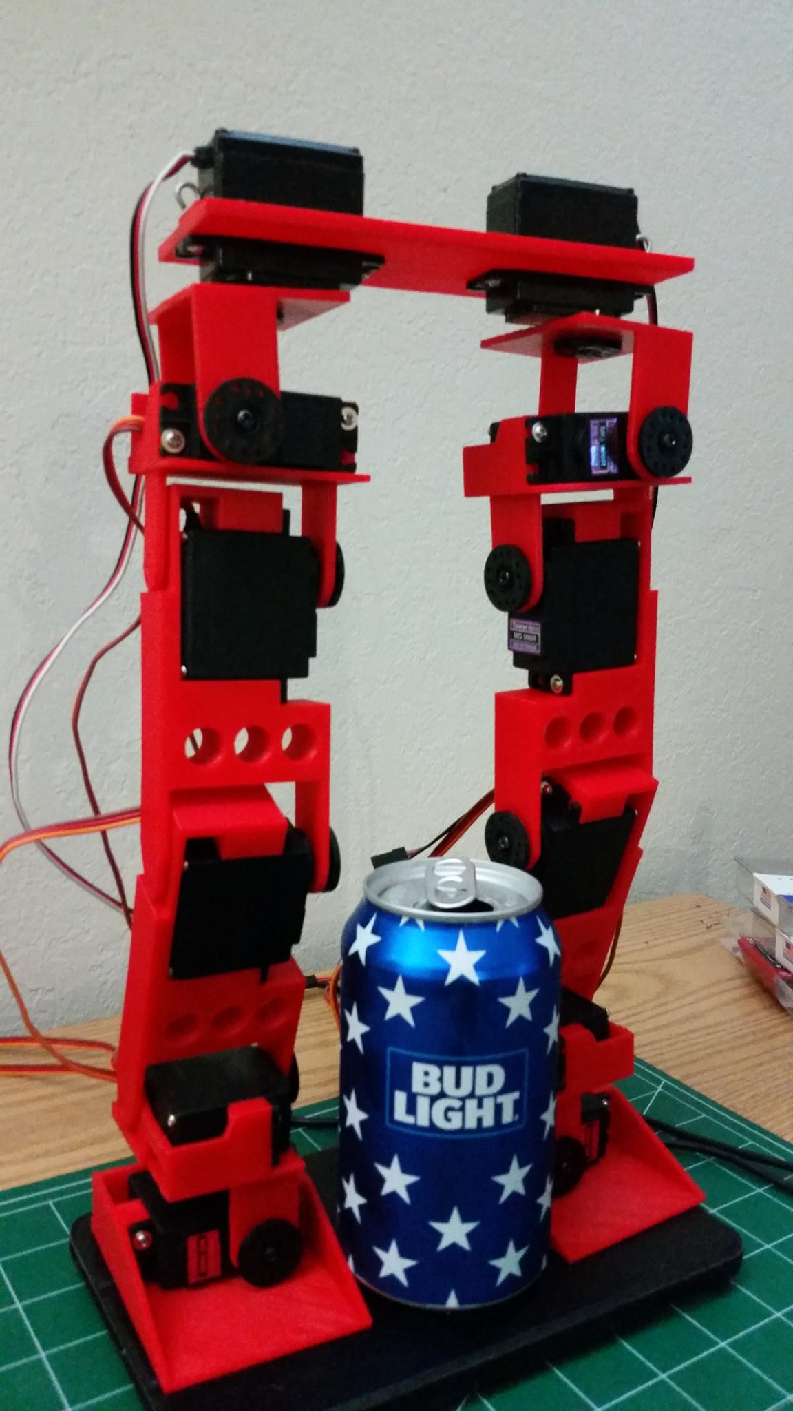 12 DOF Humanoid walking legs Bi-Ped
