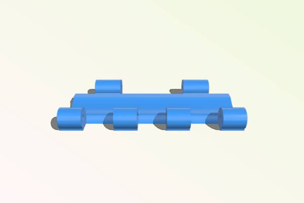 7 Inch Tablet / Netbook Hinge | 3d print model