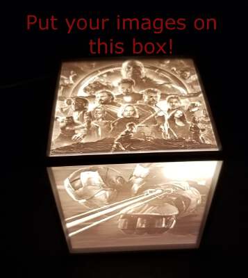 Lithophane Light Box | 3d print model