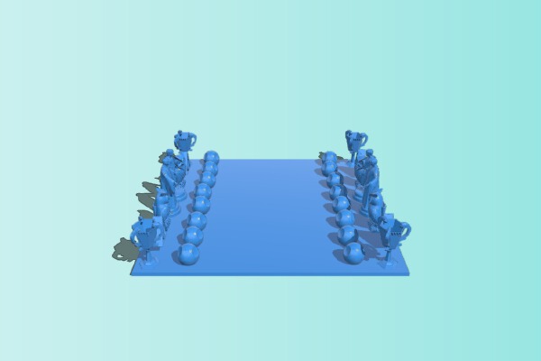 Harry Potter Chess Set | 3d print model