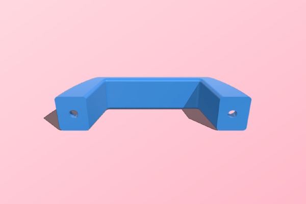 Industrial style handle | 3d print model
