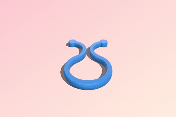 Simple Cable Tie | 3d print model