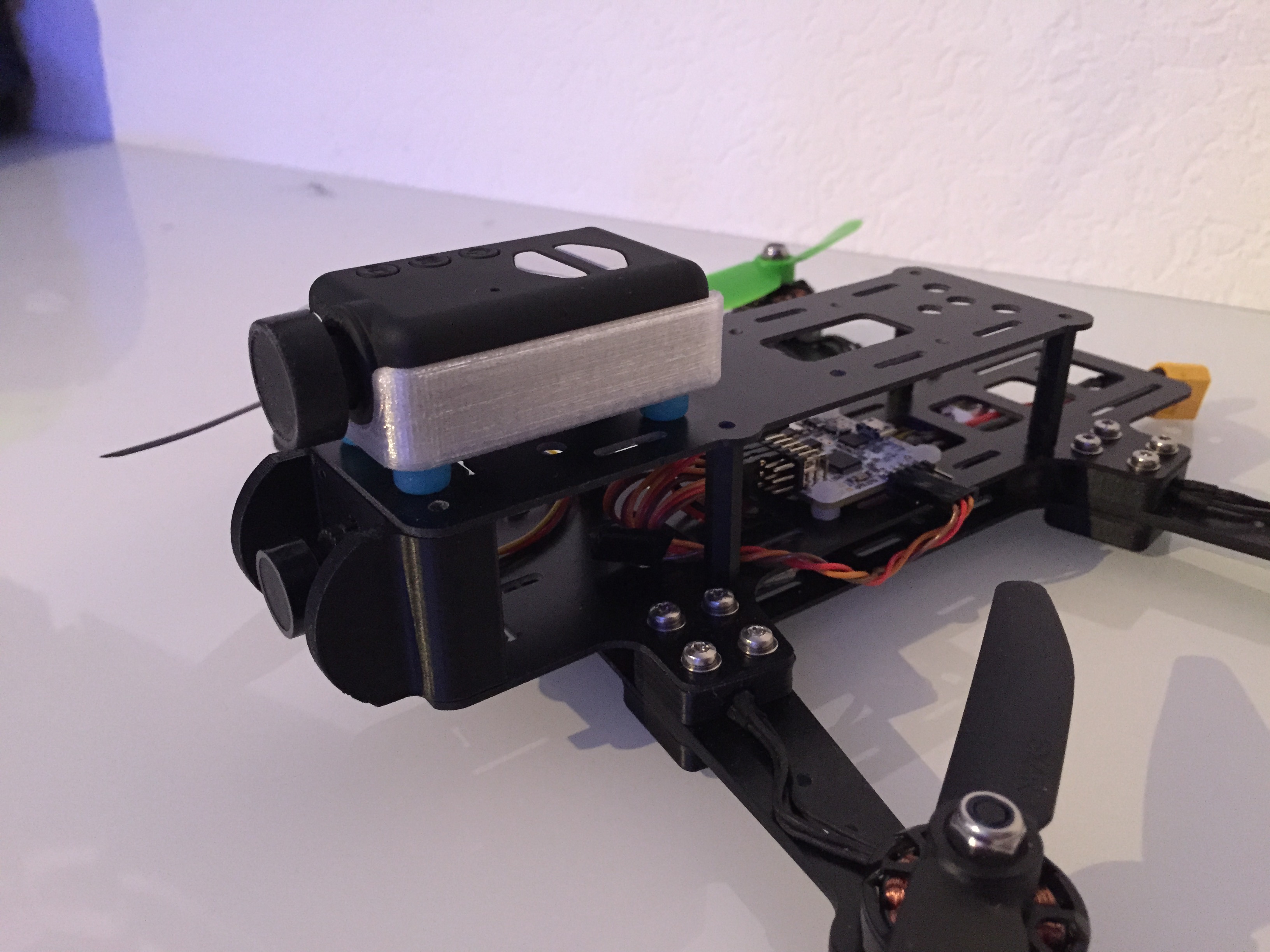 Anti vibration Mobius mount (for r.250 FPV race quad from untestedprototype and other multirotors)