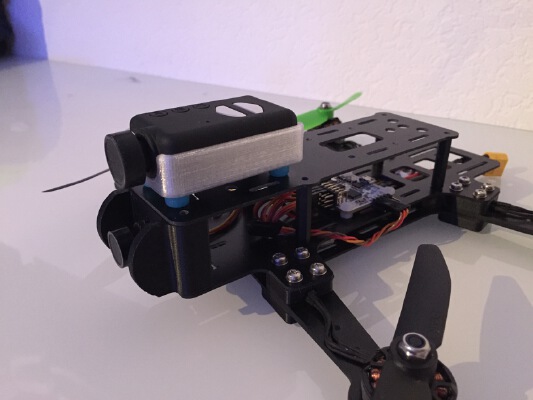 Anti vibration Mobius mount (for r.250 FPV race quad from untestedprototype and other multirotors) | 3d print model
