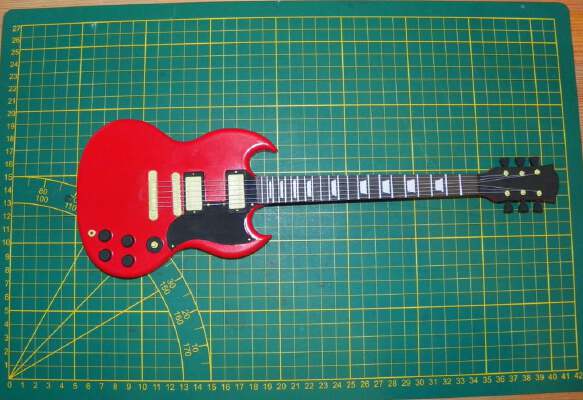 Gibson SG mini Guitar Model | 3d print model