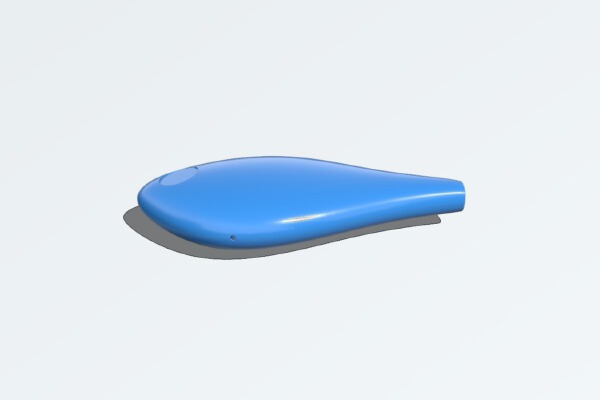 Lipless Crankbait fishing lure (one piece) | 3d print model