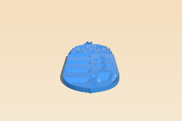 Hungarian Crest - Cimer | 3d print model