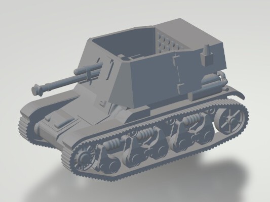 1:56 Panzerjäger 35R | 3d print model