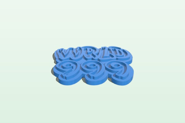 Juice WRLD 999 Key chain | 3d print model