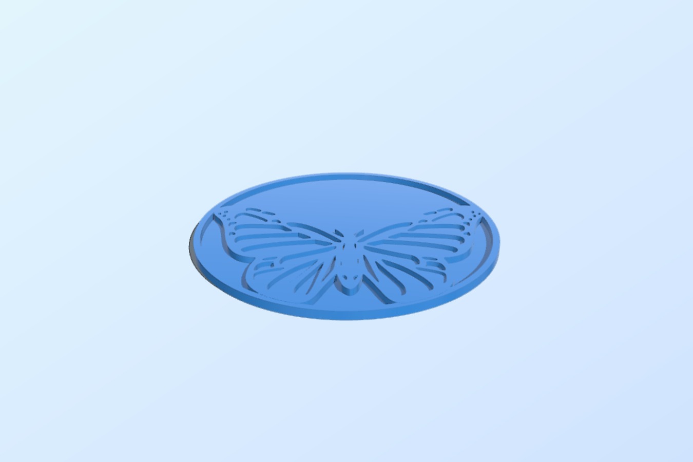 Butterfly (Danaus genutia)
