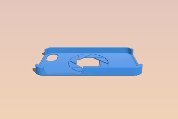 Customized iPhone 5 Cell Phone Case Aperture Science Logo (Portal) [Inverted Color] | 3d print model