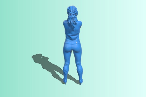 Girl photographer | 3d print model