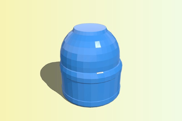 Splatoon Splattershot Hollow (SLA ready) | 3d print model