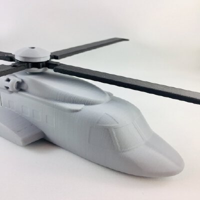 Sikorsky S-92 Helicopter (Remix) | 3d print model
