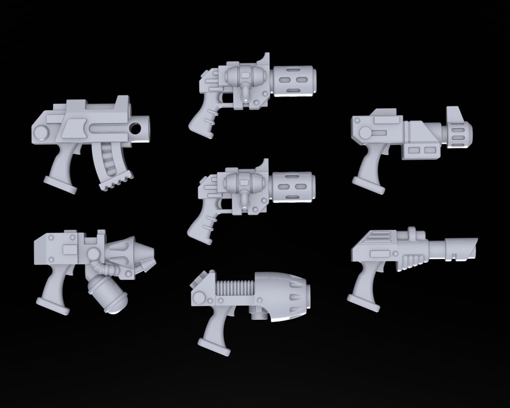 Super Soldier Hand Weapons 28mm