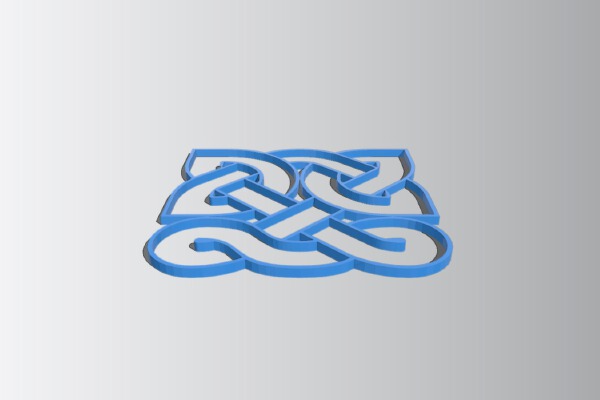 Knotwork generation test | 3d print model
