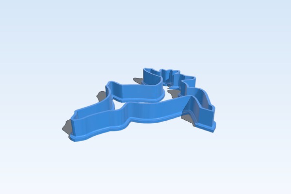 Reindeer Cookie Cutter – Christmas | 3d print model