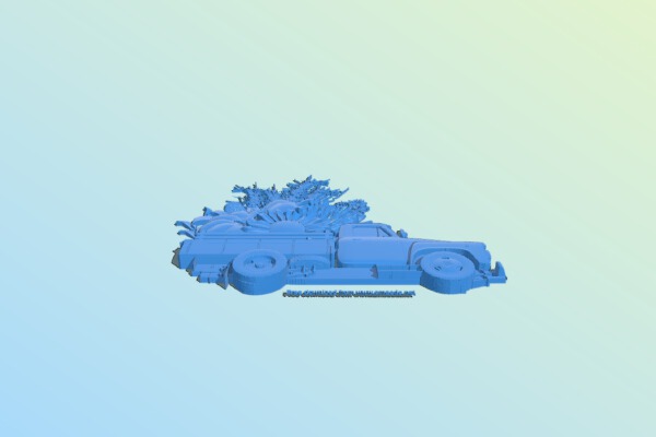 Loaded truck flowers | 3d print model