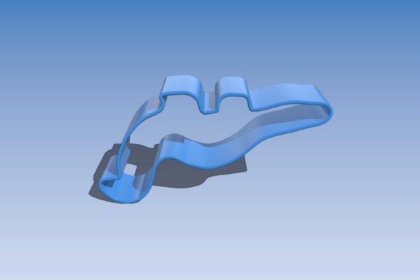 Dinosaur Cookie Cutter | 3d print model
