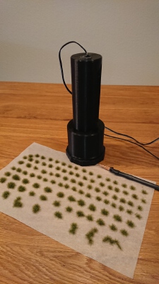 static grass applicator | 3d print model
