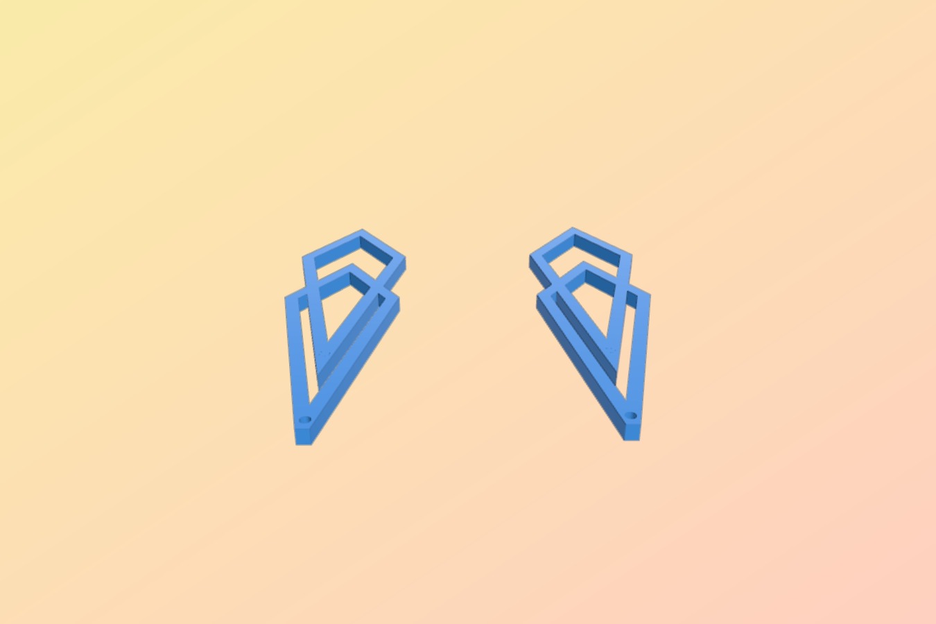 Geometrical earrings