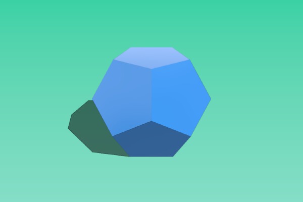 "Completely" Solid Dodecahedron | 3d print model