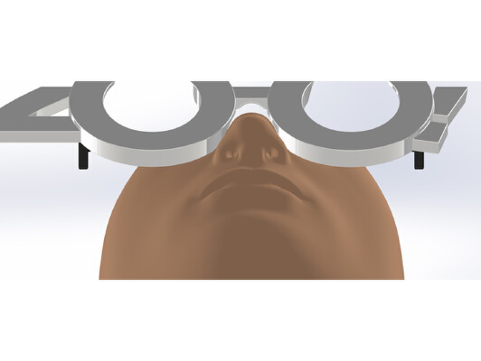 2019 Happy New Year Fun Glasses | 3d print model